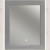 Зеркало Opadiris Луиджи 80 00-00006556 с подсветкой Серое матовое с бесконтактным выключателем и подогревом