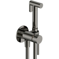 Гигиенический душ со смесителем AQUAme Siena AQM6217GM Оружейный металл Гигиенический душ со смесителем AQUAme Siena AQM6217GM Оружейный металл