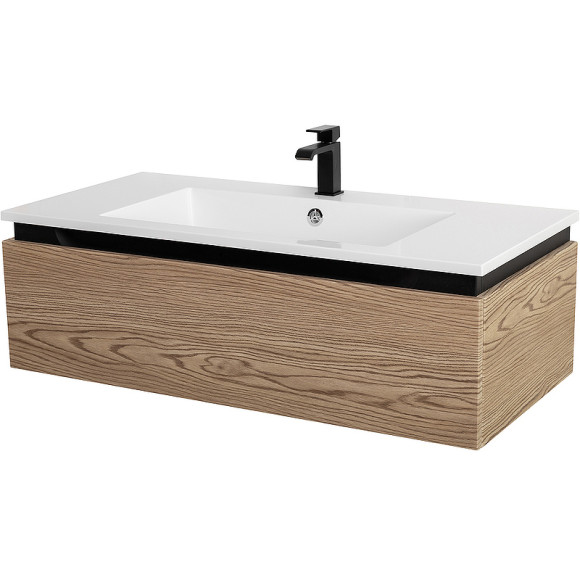 Тумба под раковину Cezares Slider 100 SLIDER-1000-1C-SO-RT-P подвесная Дуб тангент