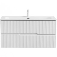 Тумба под раковину Cezares Duet-N 100 DUET-N-1000-2C-SO-FBS-P подвесная Ясень Белый Софт