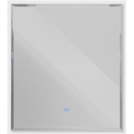 Зеркало Cezares Interni 80 CZR-SPC-INT-800-900-LED-TCH-WARM-BL с подсветкой Bianco Lucido с сенсорным выключателем и подогревом