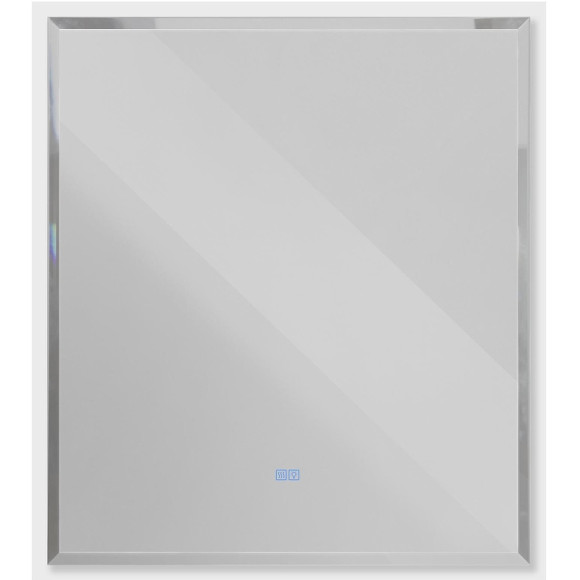 Зеркало Cezares Interni 80 CZR-SPC-INT-800-900-LED-TCH-WARM-BL с подсветкой Bianco Lucido с сенсорным выключателем и подогревом