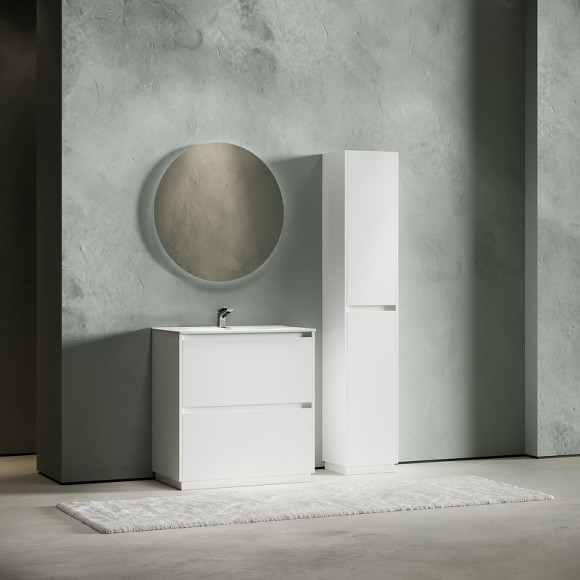 Тумба под раковину Sancos Libra Floor 80 LB80FW Белый глянец Тумба под раковину Sancos Libra Floor 80 LB80FW Белый глянец