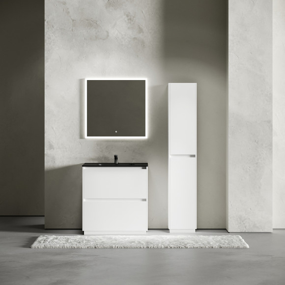 Тумба под раковину Sancos Libra Floor 80 LB80FW Белый глянец Тумба под раковину Sancos Libra Floor 80 LB80FW Белый глянец