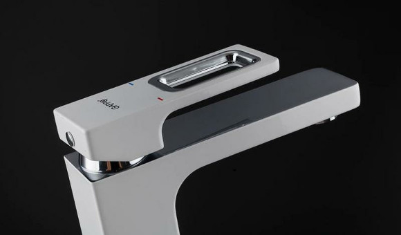 Смеситель для раковины Gappo G17-8 G1017-8 Белый Хром