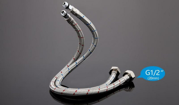 Смеситель для раковины Gappo G17-8 G1017-8 Белый Хром