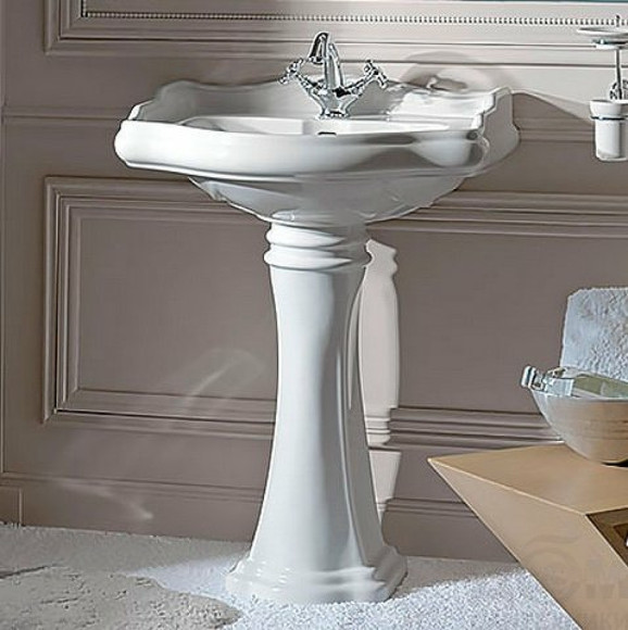 Раковина Kerasan Retro 73 104701*1 Белая Раковина Kerasan Retro 73 104701*1 Белая