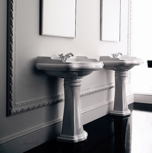 Раковина Kerasan Retro 73 104701*1 Белая Раковина Kerasan Retro 73 104701*1 Белая