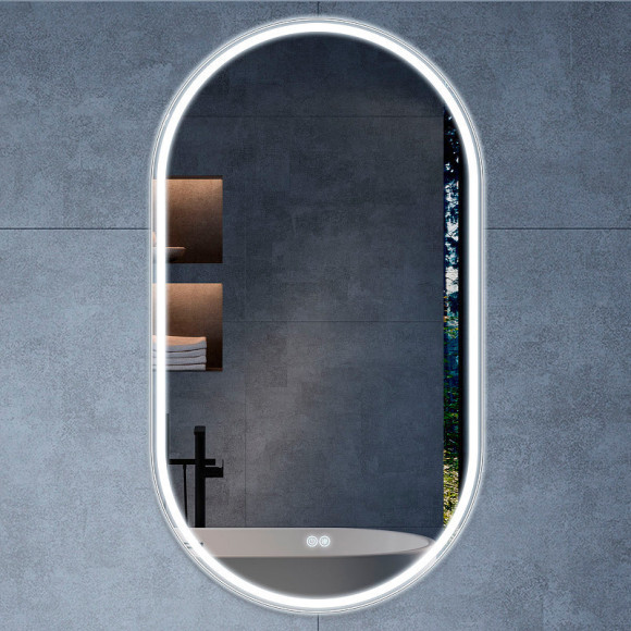 Зеркало Vincea 60 VLM-3AU100-2 с подсветкой с подогревом с сенсорным выключателем и диммером Зеркало Vincea 60 VLM-3AU100-2 с подсветкой с подогревом с сенсорным выключателем и диммером