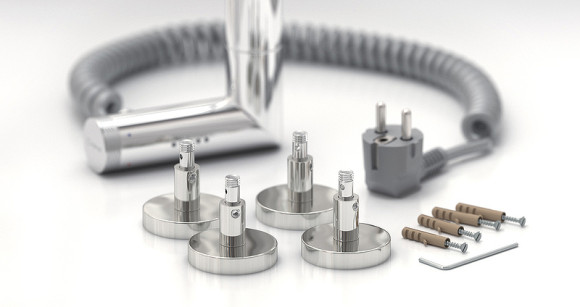 Электрический полотенцесушитель Сунержа Элегия 2.0 600x600 R 00-5219-6060 Хром