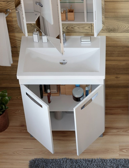 Тумба под раковину Vigo Plaza 70 tn.PLA.FOS.70.2D Белая Тумба под раковину Vigo Plaza 70 tn.PLA.FOS.70.2D Белая