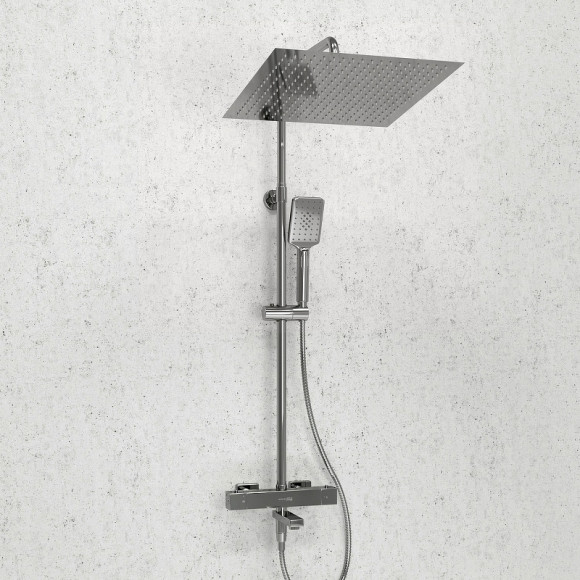 Душевая система WasserKRAFT A199.119.126.010.CH Thermo с термостатом Хром
