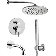 Душевая система Paffoni Light KITLIG019CR141 Хром Душевая система Paffoni Light KITLIG019CR141 Хром