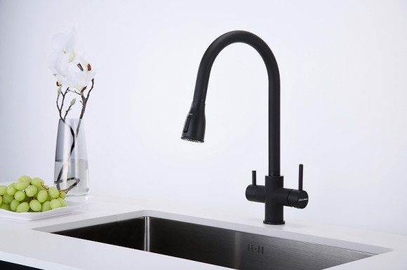 Смеситель для кухни Paulmark Lange La214212-401 Антрацит