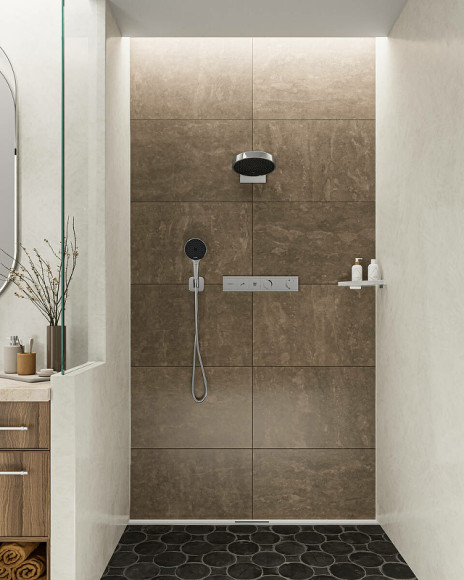 Смеситель для душа Hansgrohe RainSelect 15380000 с термостатом Хром