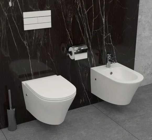 Комплект унитаза с инсталляцией Jacob Delafon Rodin+ E21749RU-00 с сиденьем Микролифт и клавишей смыва Хром