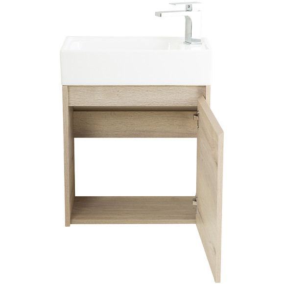 Тумба под раковину BelBagno Kraft Mini 50 R KRAFT MINI-500/260-1A-SO-RGB-R подвесная Rovere Galifax Bianco