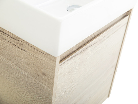 Тумба под раковину BelBagno Kraft Mini 50 R KRAFT MINI-500/260-1A-SO-RGB-R подвесная Rovere Galifax Bianco