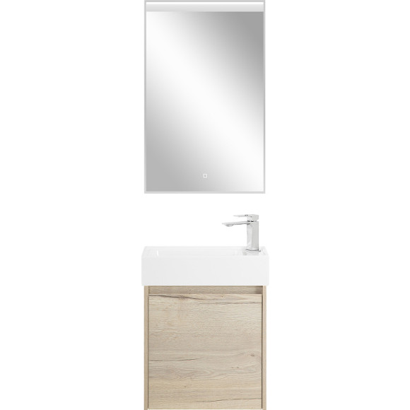 Тумба под раковину BelBagno Kraft Mini 50 R KRAFT MINI-500/260-1A-SO-RGB-R подвесная Rovere Galifax Bianco