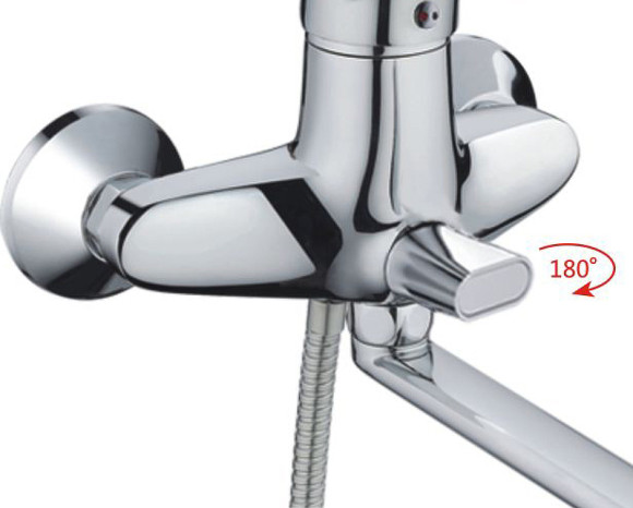 Смеситель для ванны Haiba HB2265 универсальный Хром Смеситель для ванны Haiba HB2265 универсальный Хром