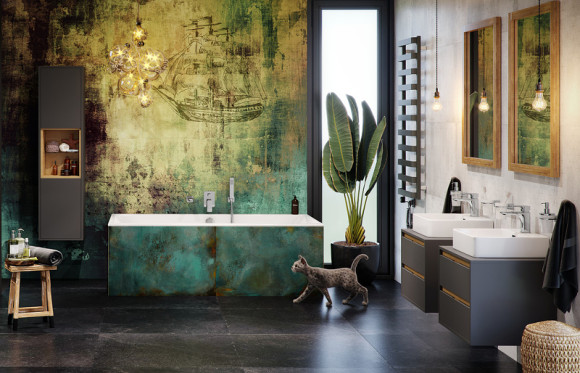 Тумба под раковину Excellent Tuto 60 MLEX.0104.600.GRBL подвесная Серый Дуб