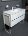 Тумба под раковину Boheme Armadi Art Vallessi 80 837-080-W подвесная White
