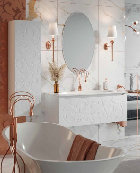 Шкаф пенал Clarberg Elegance 40 EL0504 подвесной Белый Шкаф пенал Clarberg Elegance 40 EL0504 подвесной Белый