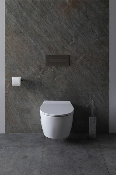 Унитаз биде Allen Brau Fantasy 4.11HC1.20 подвесной Белый без сиденья