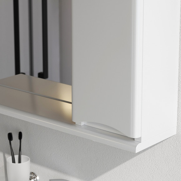 Зеркало со шкафом AM.PM Like 65 R M80MPR0651WG с подсветкой Белый Зеркало со шкафом AM.PM Like 65 R M80MPR0651WG с подсветкой Белый