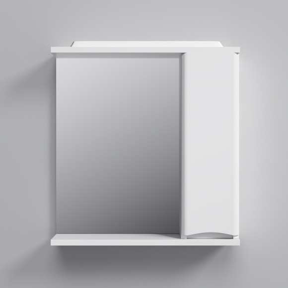 Зеркало со шкафом AM.PM Like 65 R M80MPR0651WG с подсветкой Белый Зеркало со шкафом AM.PM Like 65 R M80MPR0651WG с подсветкой Белый