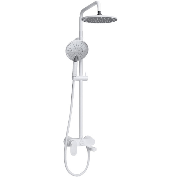 Душевая система WasserKRAFT A185.067.059.WM Белая матовая Душевая система WasserKRAFT A185.067.059.WM Белая матовая