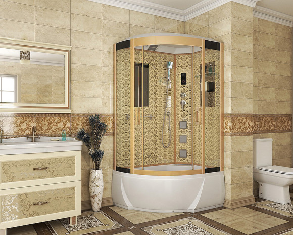 Душевая кабина Niagara Luxe 120x80 NG-7712GR с гидромассажем