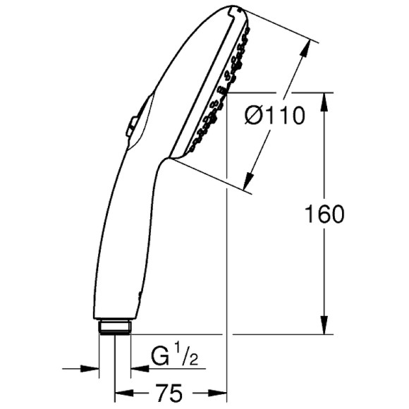 Ручной душ Grohe Tempesta 110 28419003 Хром Ручной душ Grohe Tempesta 110 28419003 Хром