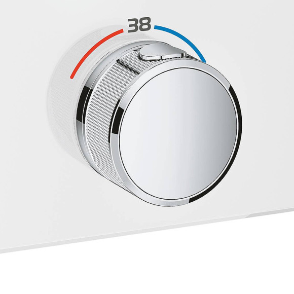 Смеситель для душа Grohe Grohtherm SmartControl 29156LS0 с термостатом Белая луна Смеситель для душа Grohe Grohtherm SmartControl 29156LS0 с термостатом Белая луна