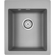 Кухонная мойка Paulmark Kante 40 PM104249-GRM Серый металлик