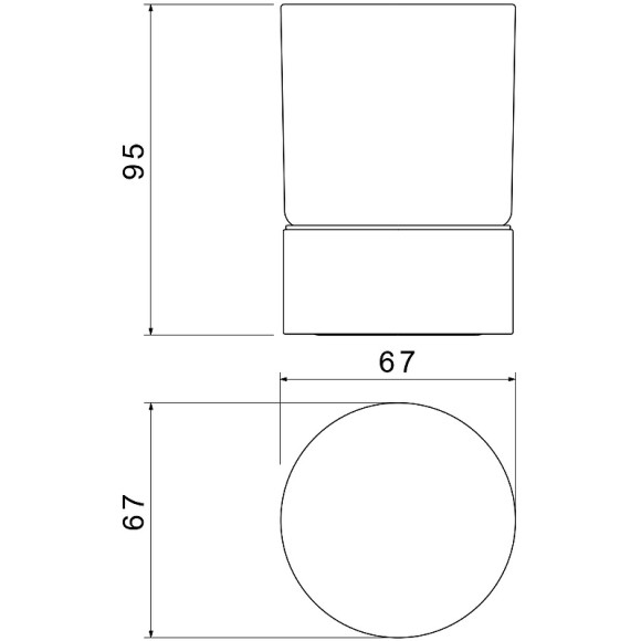 Стакан для зубных щеток Aquatek Лира AQ4428MB Черный матовый Стакан для зубных щеток Aquatek Лира AQ4428MB Черный матовый