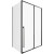 Душевой уголок Allen Brau Fantasy 130x90 3.11007.31 + 3.11013.31 профиль Черный матовый стекло прозрачное