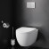 Комплект унитаза AM.PM Awe C111738WH+C117852WH с инсталляцией Grohe Rapid SL 38772001 с сиденьем Микролифт и клавишей смыва Хром