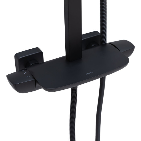 Душевая система Allen Brau Infinity 5.21030-31 Черная матовая Душевая система Allen Brau Infinity 5.21030-31 Черная матовая