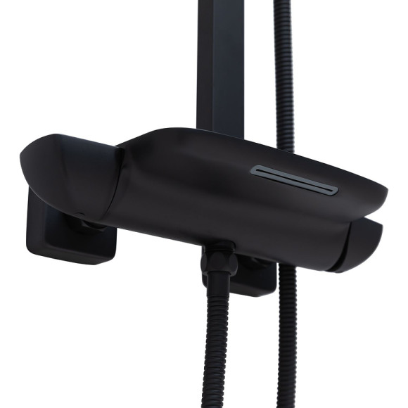 Душевая система Allen Brau Infinity 5.21030-31 Черная матовая Душевая система Allen Brau Infinity 5.21030-31 Черная матовая