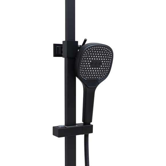 Душевая система Allen Brau Infinity 5.21030-31 Черная матовая Душевая система Allen Brau Infinity 5.21030-31 Черная матовая