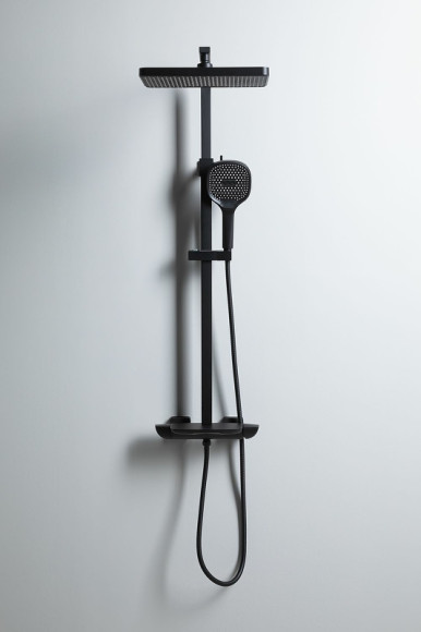 Душевая система Allen Brau Infinity 5.21030-31 Черная матовая Душевая система Allen Brau Infinity 5.21030-31 Черная матовая