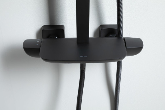 Душевая система Allen Brau Infinity 5.21030-31 Черная матовая Душевая система Allen Brau Infinity 5.21030-31 Черная матовая