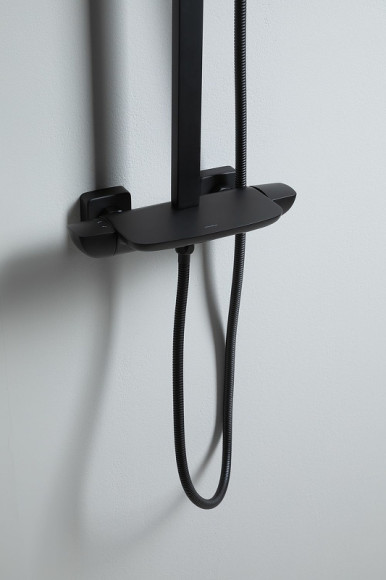 Душевая система Allen Brau Infinity 5.21030-31 Черная матовая Душевая система Allen Brau Infinity 5.21030-31 Черная матовая