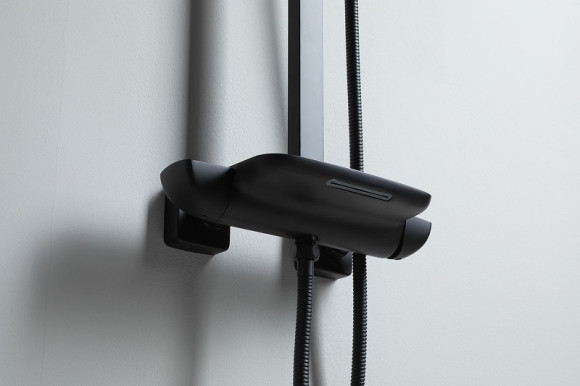 Душевая система Allen Brau Infinity 5.21030-31 Черная матовая Душевая система Allen Brau Infinity 5.21030-31 Черная матовая