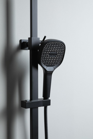 Душевая система Allen Brau Infinity 5.21030-31 Черная матовая Душевая система Allen Brau Infinity 5.21030-31 Черная матовая
