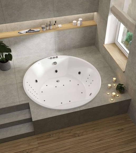 Акриловая ванна Vayer Eva 180x180 Гл000025681 без гидромассажа