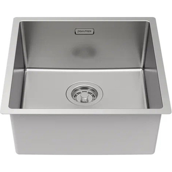 Кухонная мойка Paulmark Lassan 49 Uni LA49-BS Брашированная нержавеющая сталь Кухонная мойка Paulmark Lassan 49 Uni LA49-BS Брашированная нержавеющая сталь