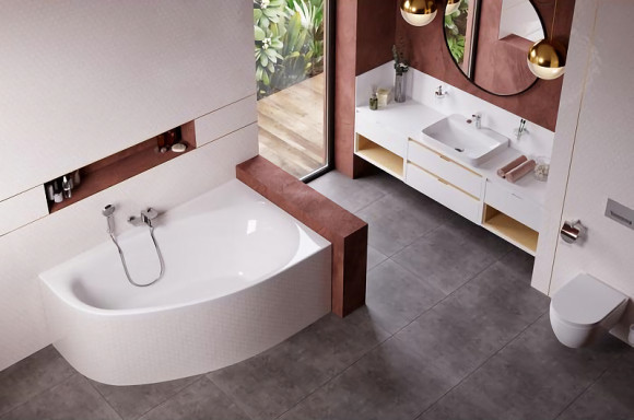 Акриловая ванна Excellent Kameleon 170х110 R WAEX.KMP17WH без гидромассажа