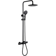 Душевая система Abber Thermostat AF8516B Черная матовая